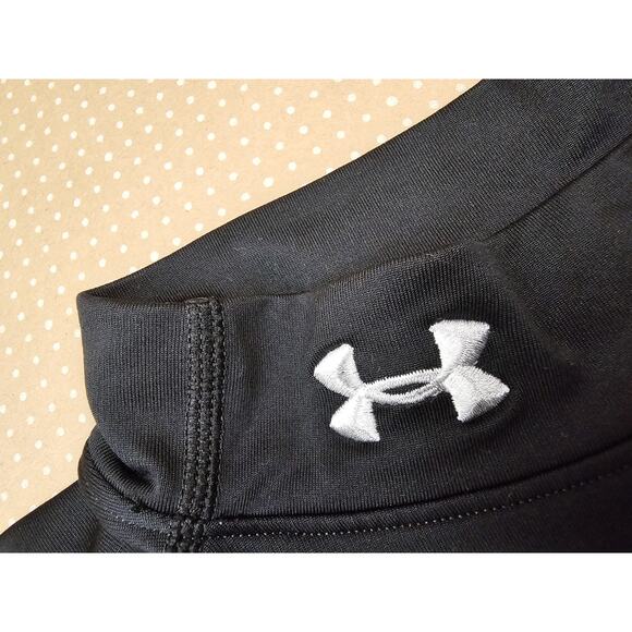 Under Armour Fitted ColdGear Black Activewear Shirt Women's Size S - Picture 10 of 10
